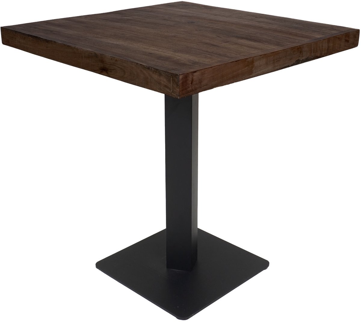 Horeca Eettafel - Espresso Mangohout - 70 x 70 cm