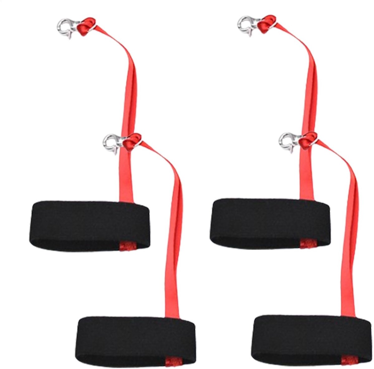 Dailygoods - Elastische Handschoenriemen voor Skiën - 4 Stuks - Sterke Handschoenenhouder