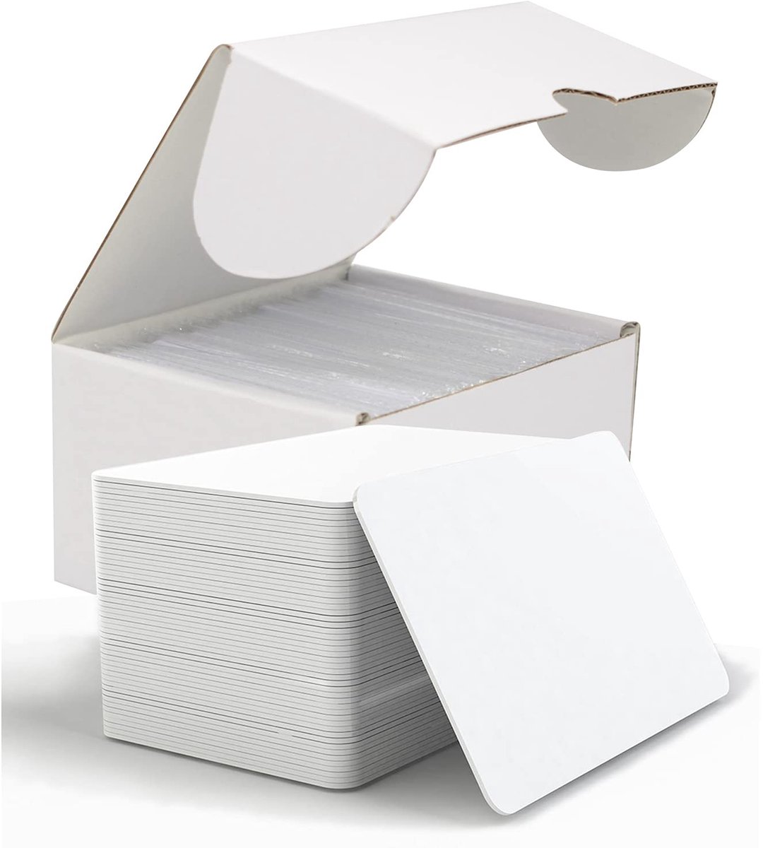 Dailygoods- PVC-kaarten 100 stuks - Premium Kwaliteit - Waterdicht - Duurzaam - Lichtgewicht - Compatibel met Kaartprinters - Identiteitskaarten