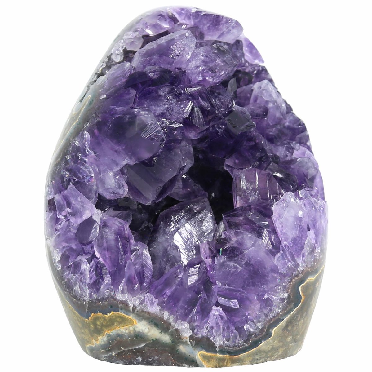 Dailygoods- Amethist Steen 0,5 kg - Amethist Kristal Cluster - Helende Stenen - Feng Shui Decor - Meditatie en Ontspanning - Zuilvormig