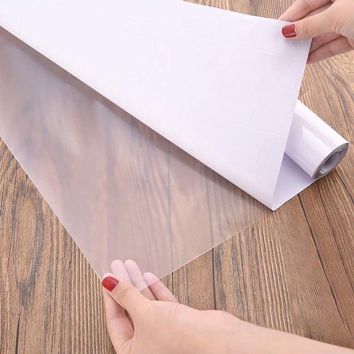 Dailygoods - Transparante Zelfklevende Film - 90 cm × 600 cm Beschermende Tafel Film