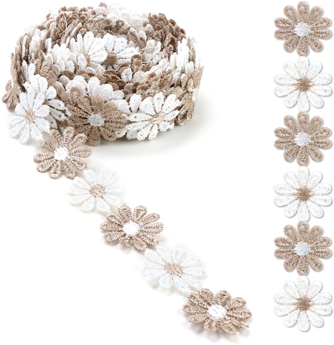 Dailygoods - 5 Yards Bloemen Kantlint - Ideaal voor Creatieve Projecten