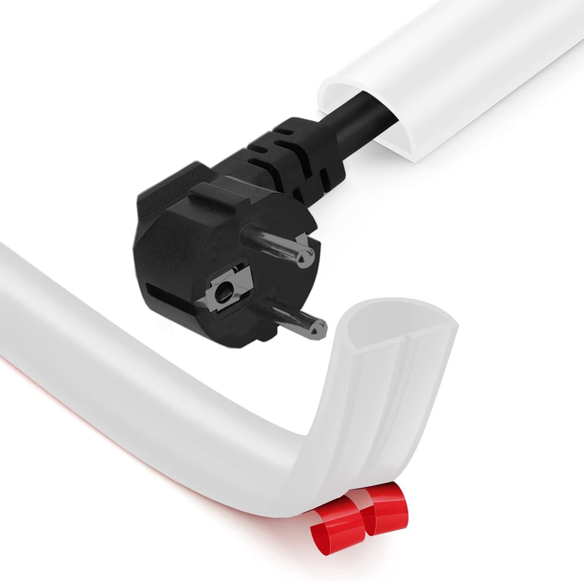 Dailygoods - Zelfklevende Kabelgoot 6m - Kabelbescherming voor Huis en Kantoor