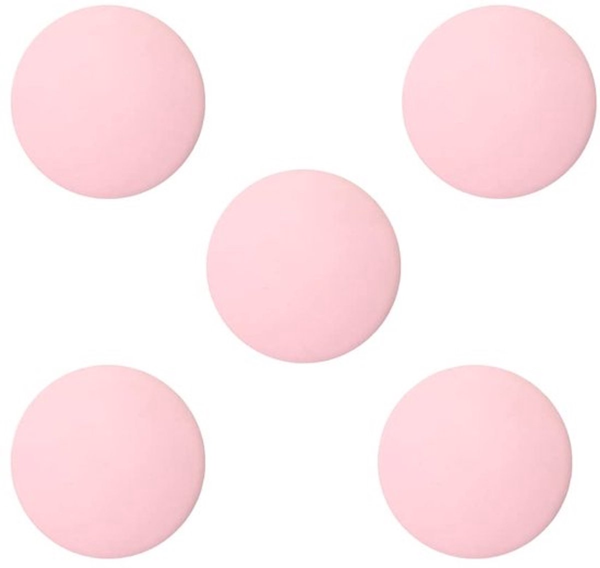 - Deurstoppers Set - Siliconen Wanddeurstop - Handvat Bescherming - Roze - Geluiddempende Deurknop - Geschikt voor Thuis en Kantoor - 5 Stuks