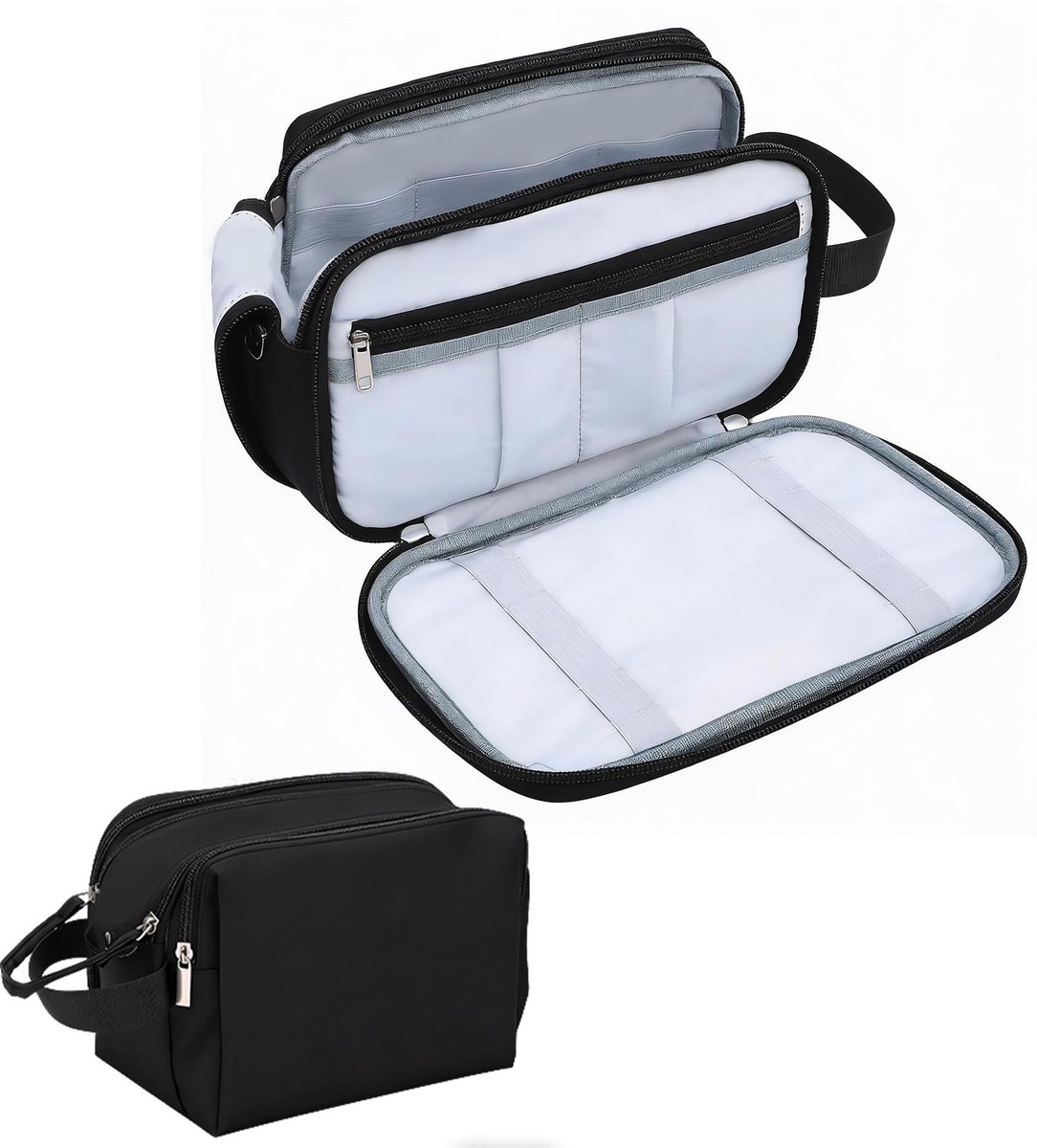 Dailygoods - Waterbestendige Reistoilettas voor Heren en Dames - Draagbare Make-up Organisator