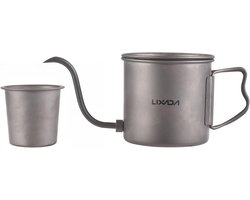 Koffie Waterkoker - Giet over ketel - Koffie zetten - Opvouwbaar handvat - 400 ml