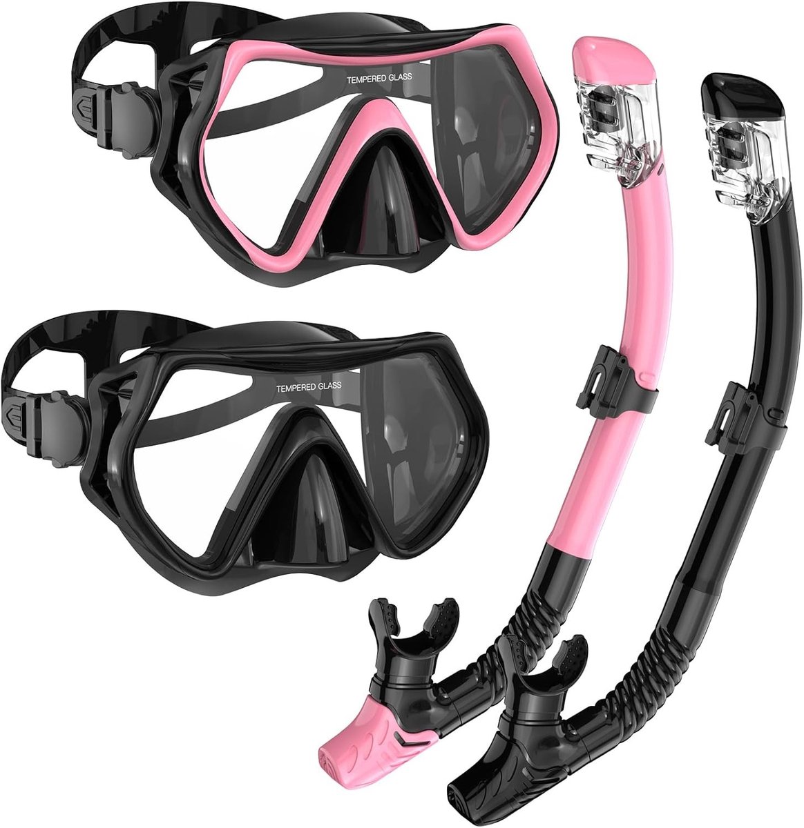 Snorkelmaskerset - Panoramisch - Anti-condens - Professionele Snorkeluitrusting voor Volwassenen