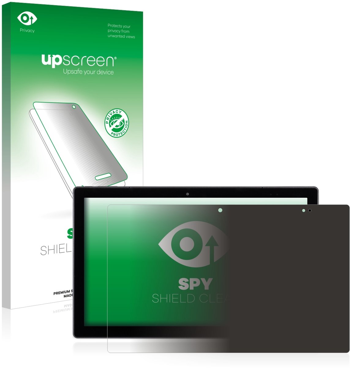 upscreen - privacy screenprotector voor Wortmann Terra Pad 1162 N4120 W11 Pro - Folie Beschermfolie Blauwlichtfilter