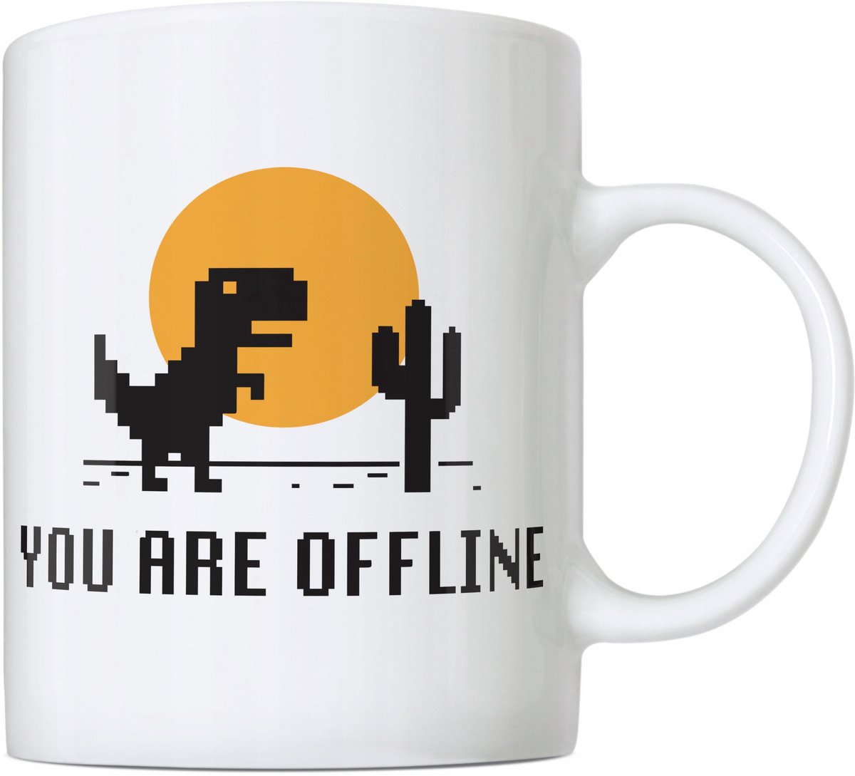 Programmeurmok "Je bent offline" - 330 ml keramiek