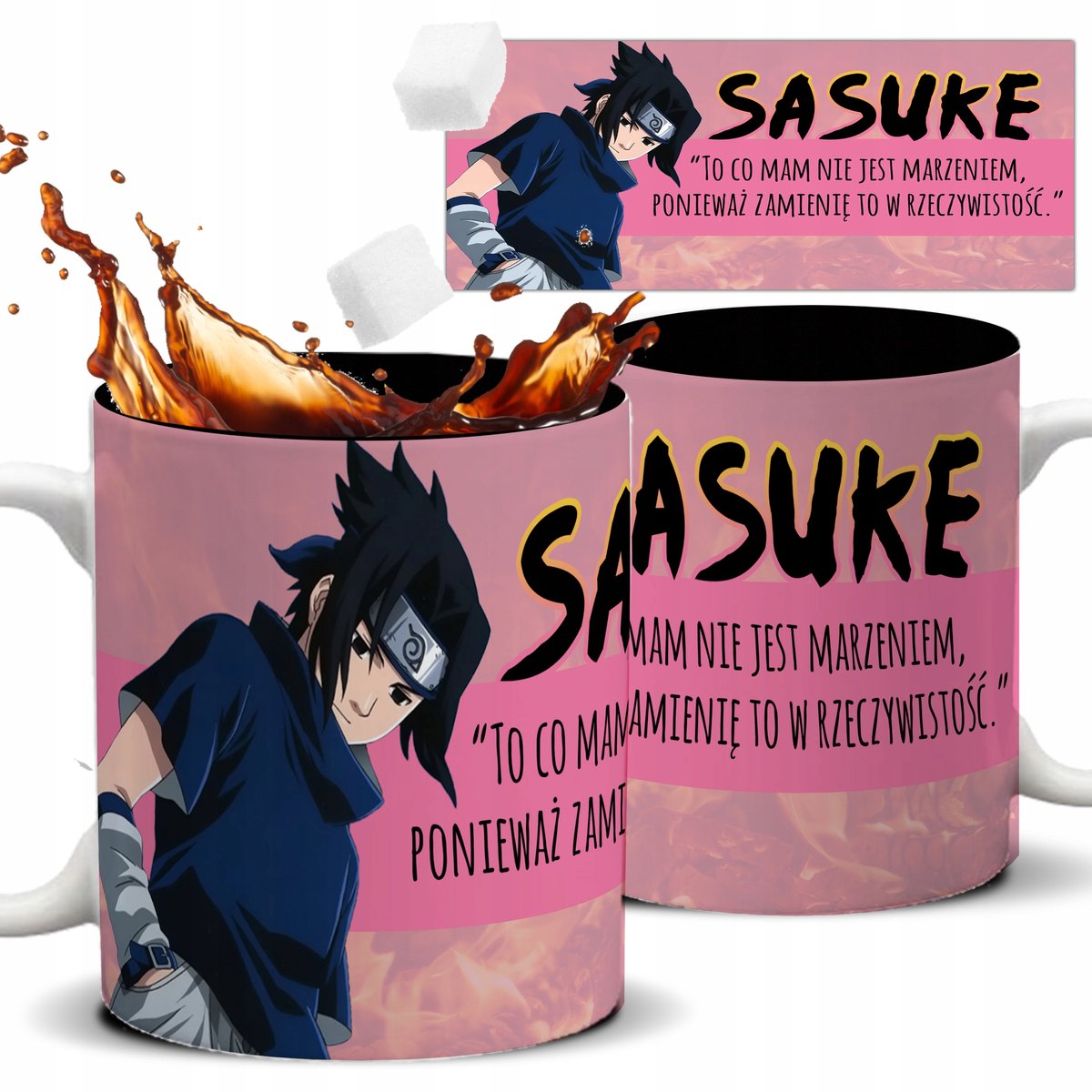 Naruto Sasuke Mok - Cadeau voor Anime Fan - Keramische Mok 300ml