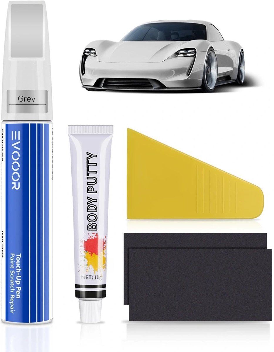 Omgoods - 2-in-1 Auto Verf Reparatie Kit met Lichaamsvuller