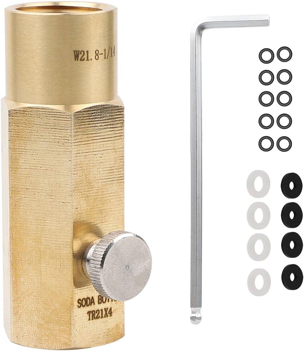 Omgoods - CO2 Adapter voor Sodastream Gemaakt van Messing