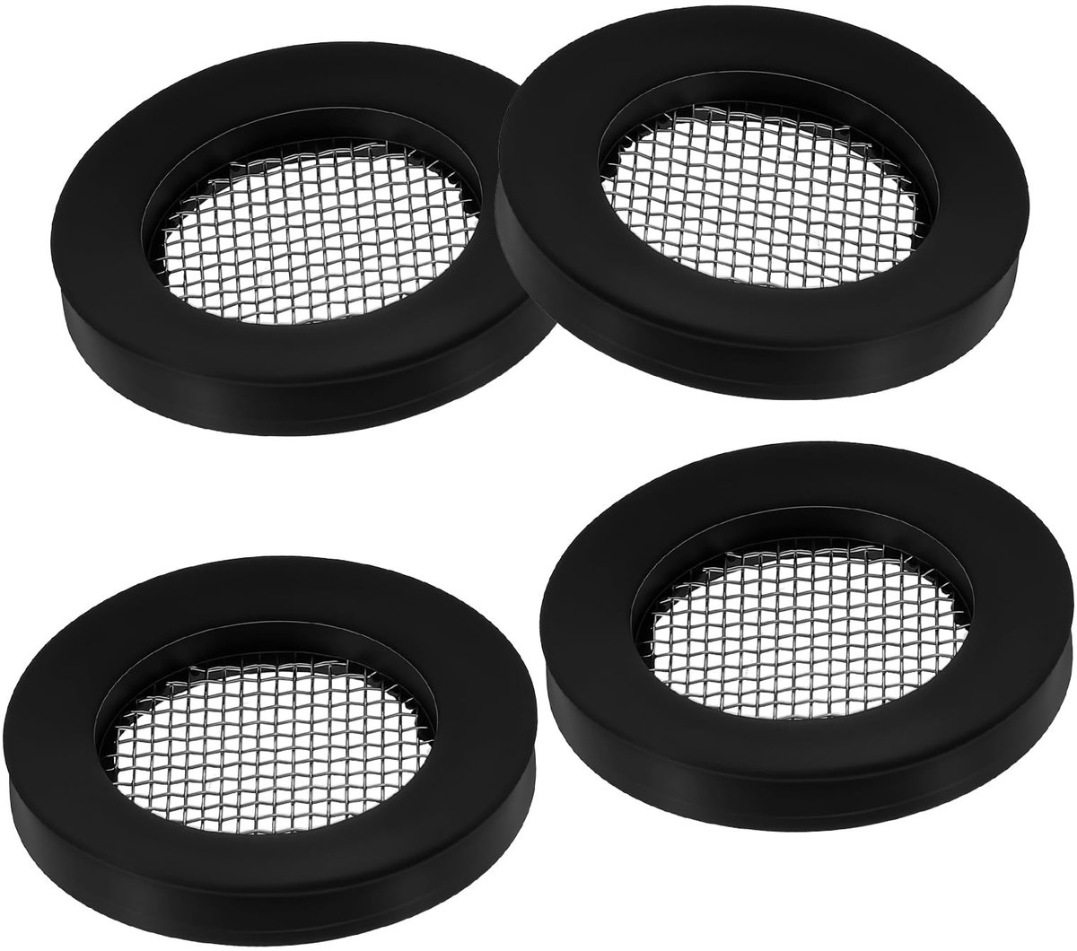 Omgoods - Set van 4 Rubber Douchekopfilters voor Lekpreventie