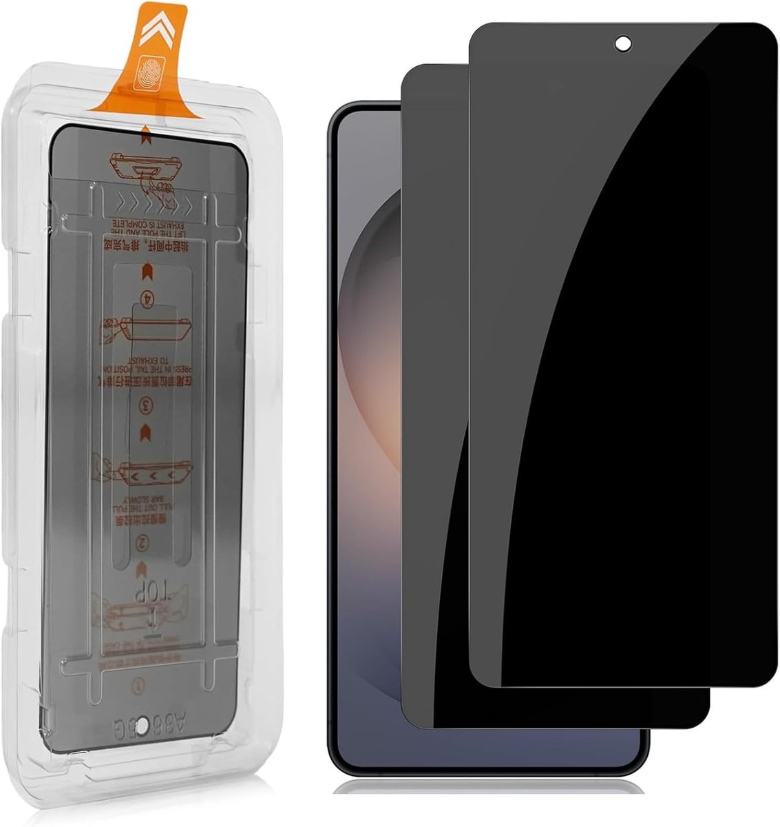 Screen Protector voor Samsung Galaxy S26 Ultra, gehard glas, [automatische installatie], 2 stuks, 11H hardheid, anti-spionage privacyfolie