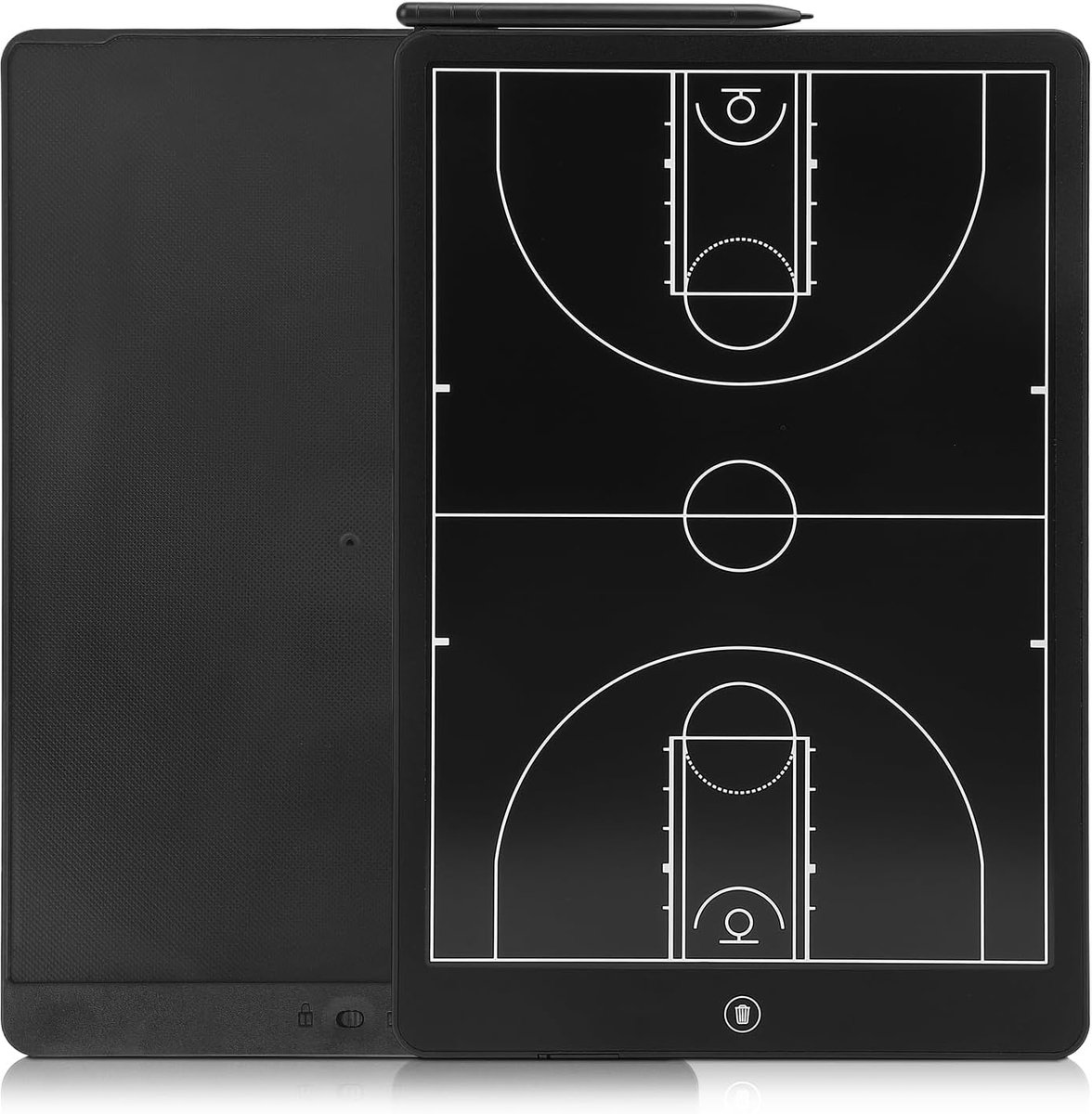 Elctronic Tactisch bord, basketbal tactisch bord met tacical pen, uitwisbaar tactisch tekenbord voor voetbal, basketbal, baseball kampioenschap of training