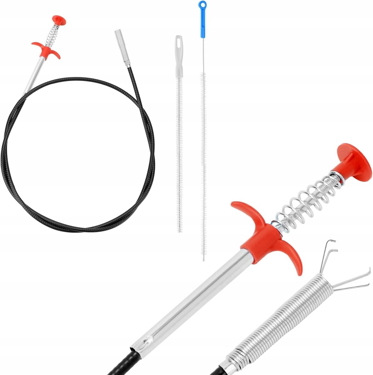 3-delige set: Afvoerstopper, Flexibel en Handborstels