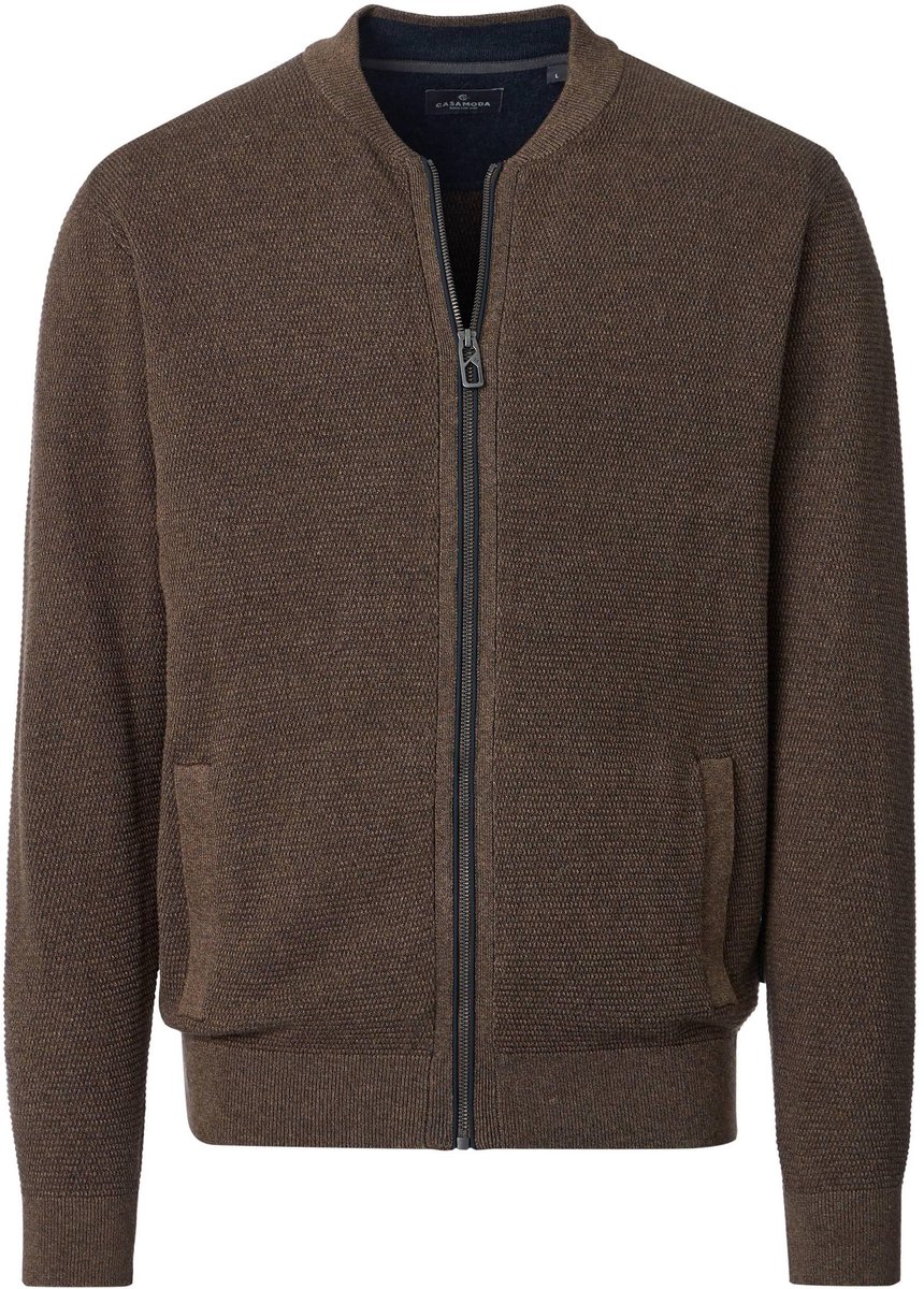 CASA MODA comfort fit vest - bruin