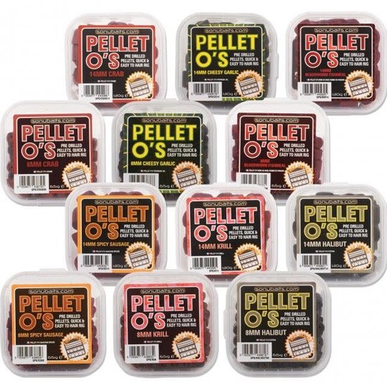 Sonubaits Pellets O's 8mm (65g) - Smaak : Spicy Sausage — afbeelding 3
