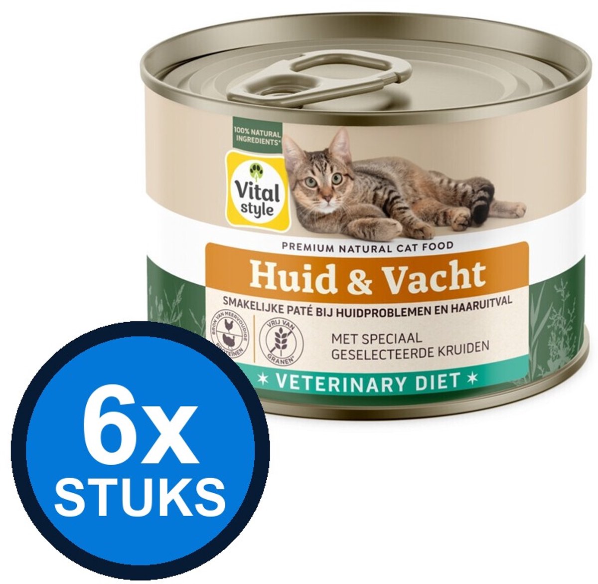 VITALstyle VITALstyle kat blik huid&vacht 200gr