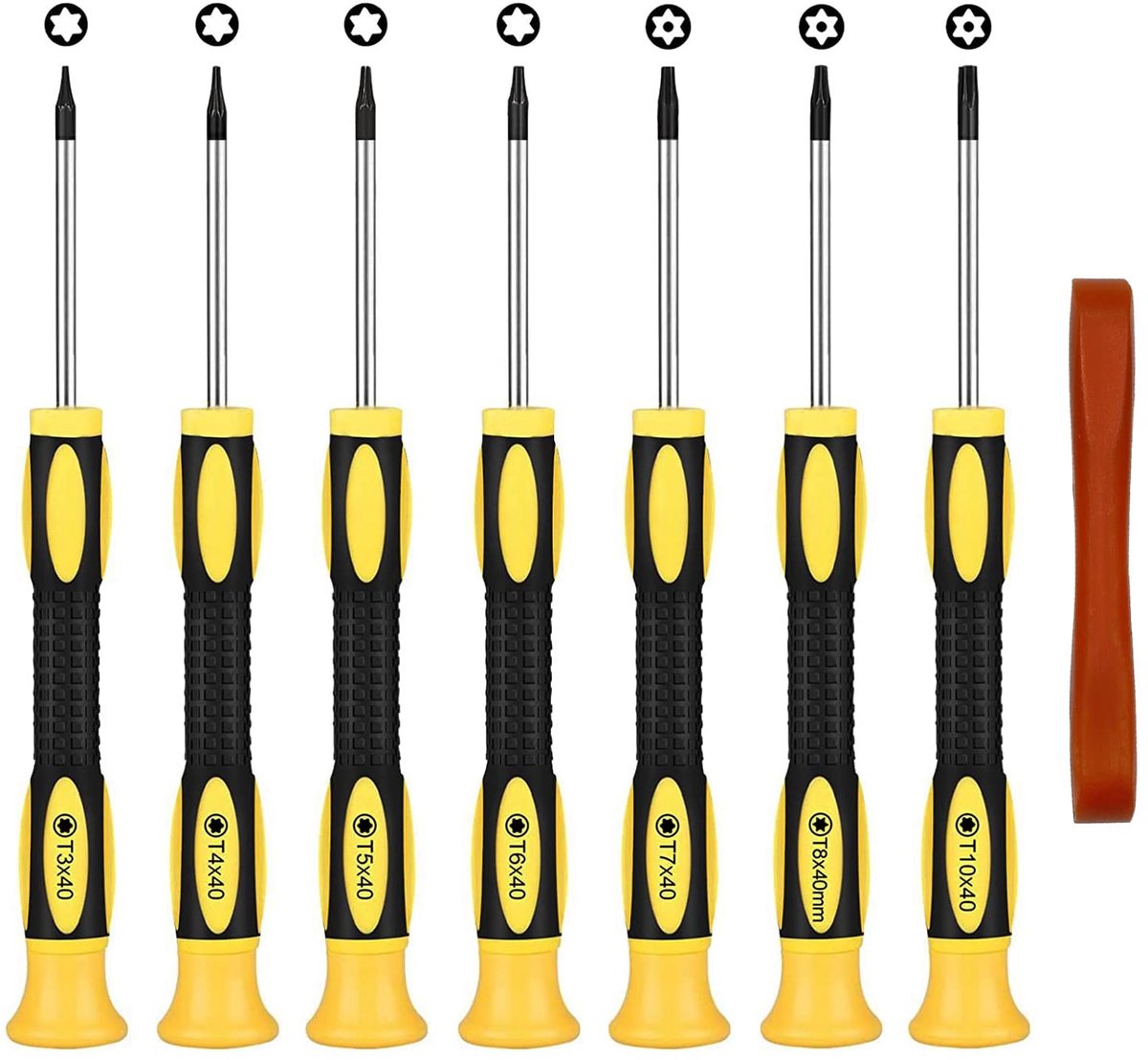 SolidKeus - Set van 7 Torx Schroevendraaiers met Magnetische Tip