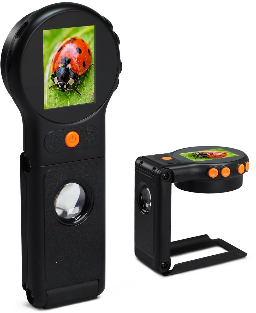 SolidKeus - Handheld Digitale Microscoop met 500x Vergroting en 2” Scherm