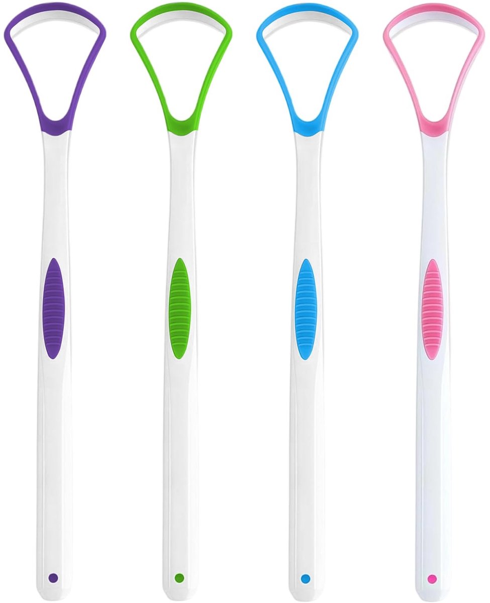 SolidKeus - Set van 4 Tongschrapers voor Mondhygiëne