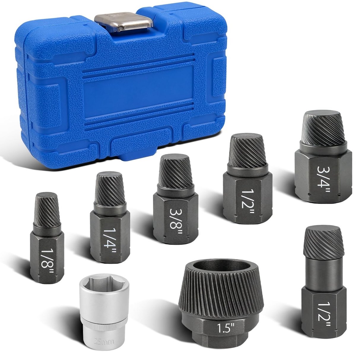 SolidKeus - 3,8 cm Kuipafvoer en Pijp-tepelextractorset 8 Stuks