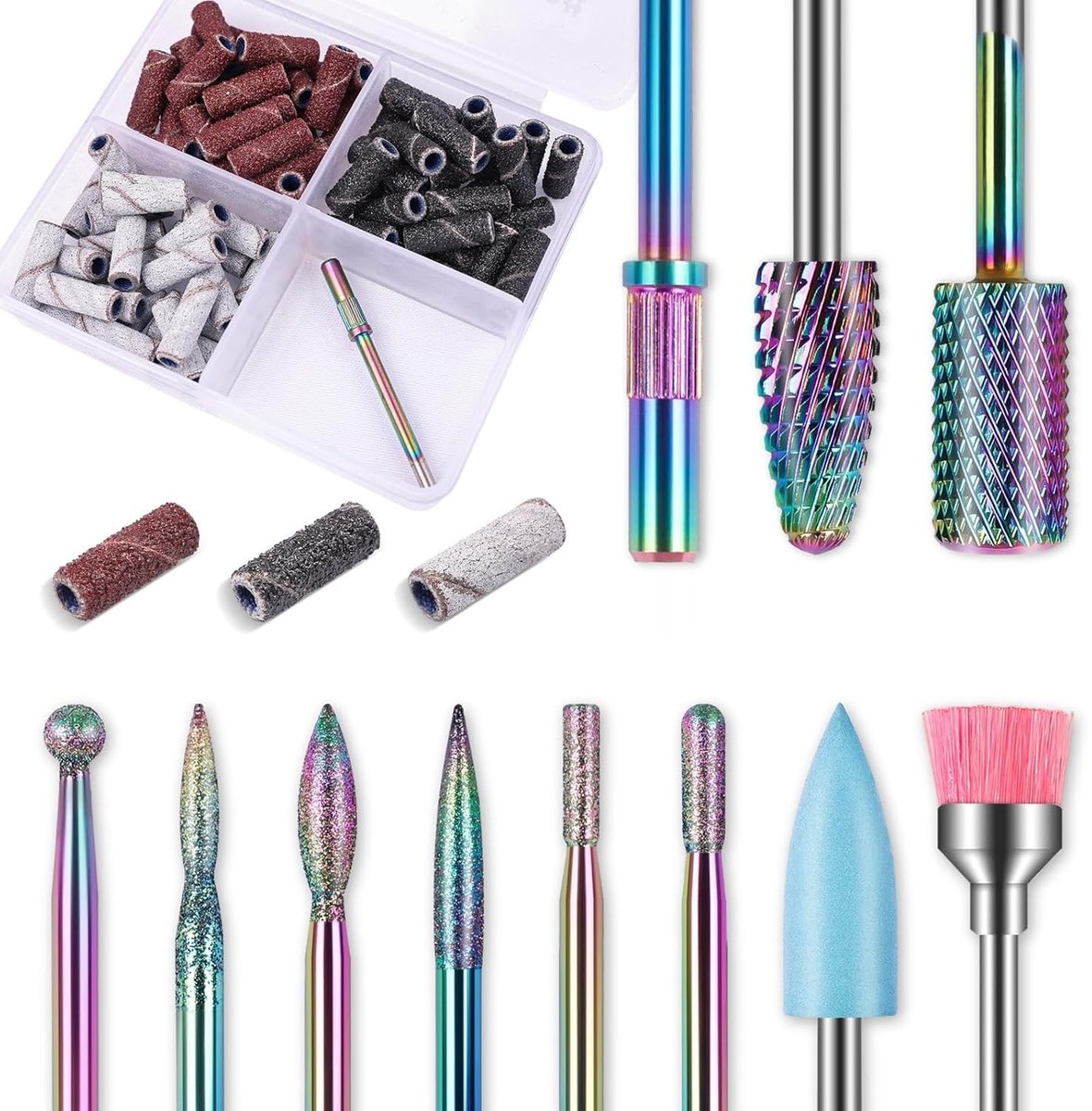 SolidKeus - Professionele Nagel Cutter Bits Set, 10 Stuks voor Manicure en Pedicure