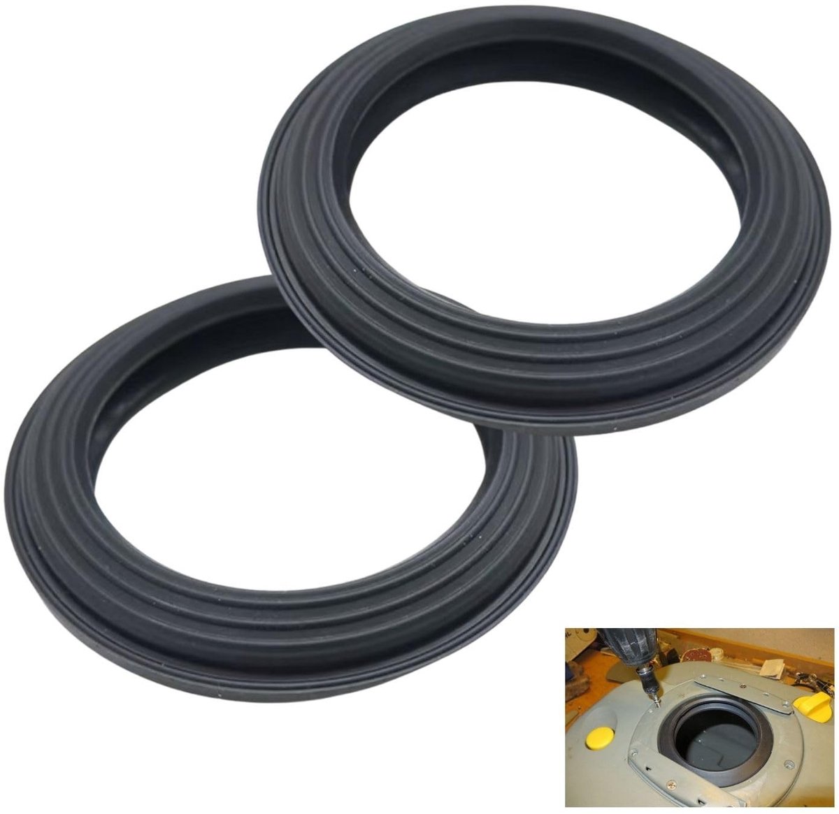 SolidKeus - Schuifafdichting voor Diverse Toiletten met Rubber