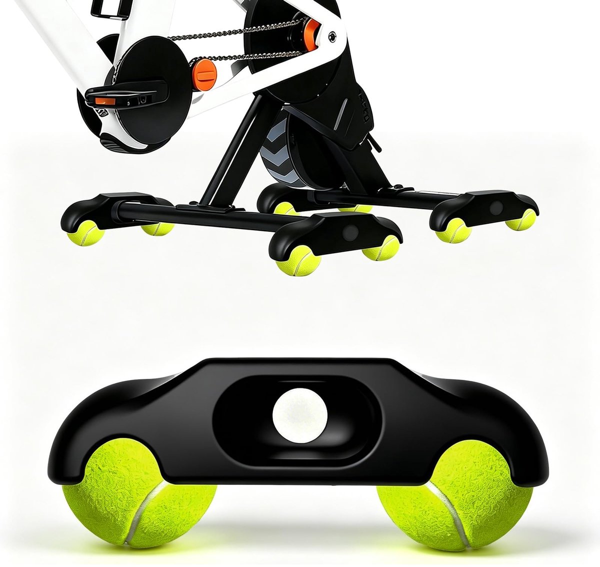 SolidKeus - 4 Stuks Rocker Plate Voeten voor Indoor Fietstrainer