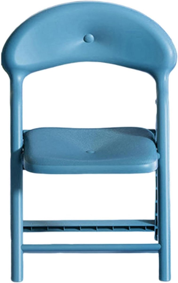 Kinderklapstoel - Opvouwbare kinderstoel - Veilig Zitten - Anti-schud constructie - 66 x 10 x 66 cm - Blauw