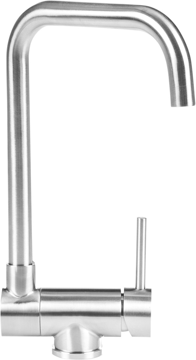 JUNTUMA - Bureaustoel - Zilver - RVS