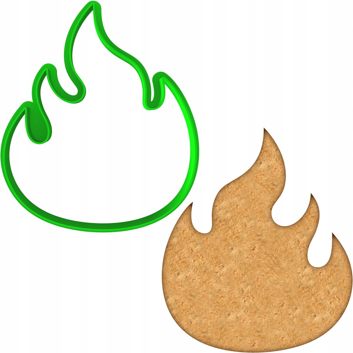 Koekjesvormer Vuur - 10 cm - Vuur- en vlamontwerp