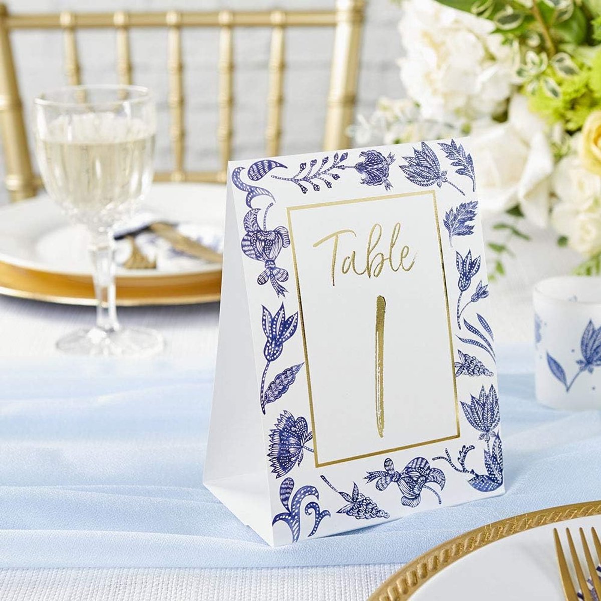 Aspen 28537NA Blauwe Wilg, Karton, Wit