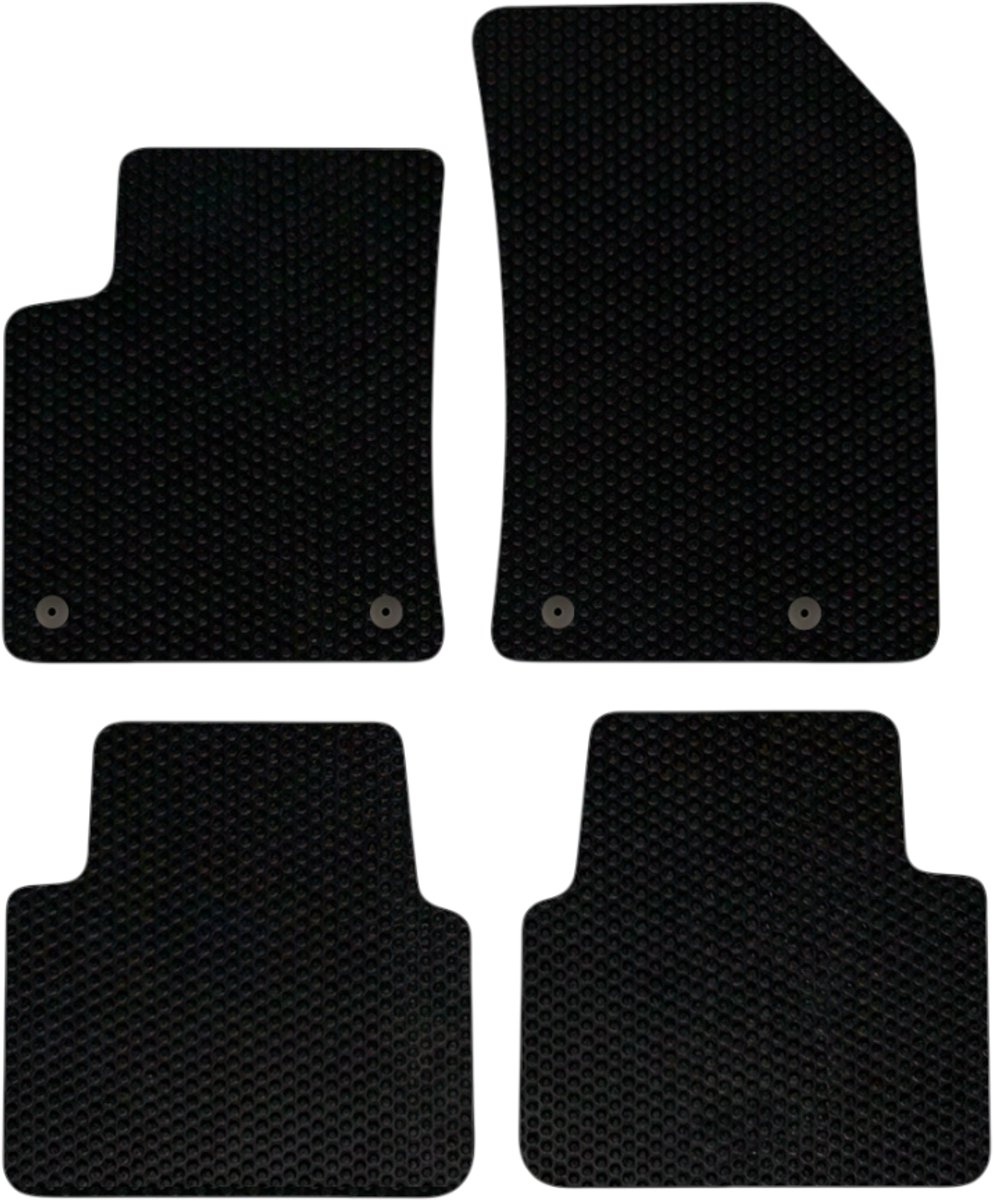 Automatten Opel Crossland X / Crossland 2017-2026 - Rubber - Perfecte pasvorm - 4-delig - Type: P17, P2QO