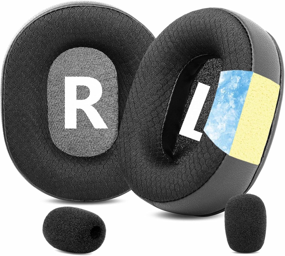 Oorkussens Vervanging voor Logitech G Pro X, G Pro X 2 Hoofdtelefoon | Upgrade Cooling Gel G Prox SE Oorkussens Kussens Mic Foam Kit Toegevoegde Dikte - Zwart