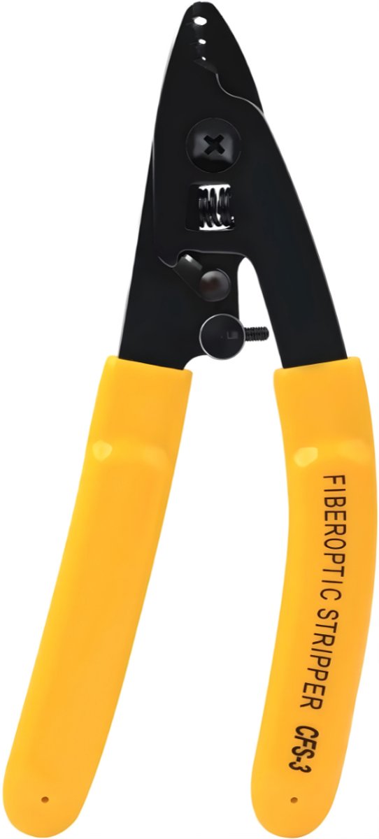 Ploutos® Striptang - Comfortabele Striptang voor Elektriciteitsdraden - Professionele Draadstripper voor Elektra - Geel/Zwart - 15cm x 3cm x 2cm