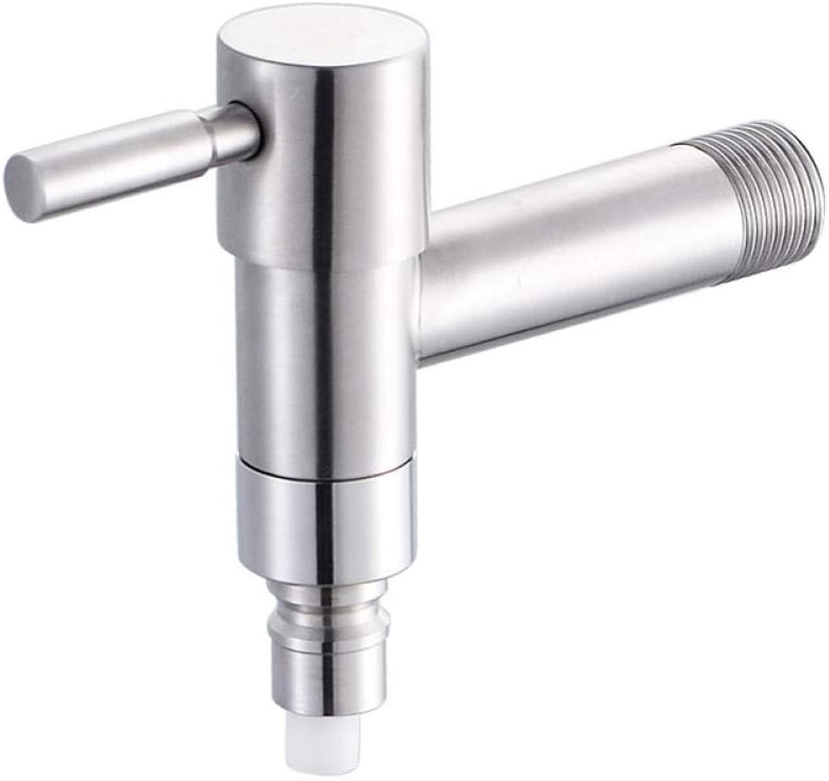 304 rvs wasmachine kraan T-type water stop wasmachine kraan kan automatisch de water stop kraan