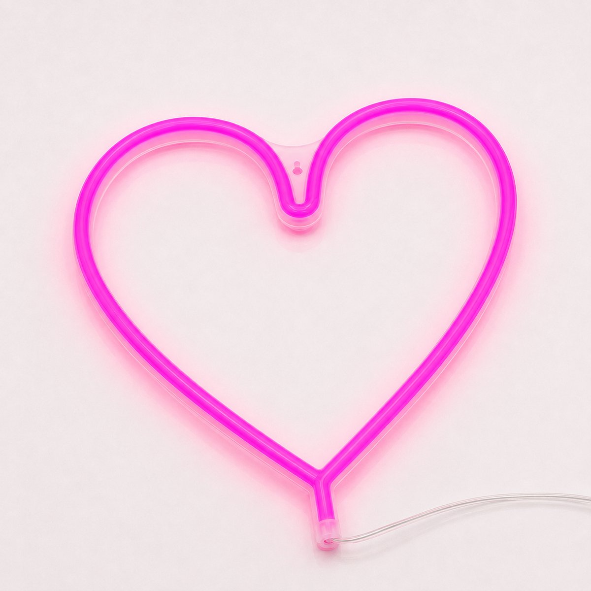 ZoeZo Neon wandlamp Hart - LED - Neon verlichting - LED lamp - Neonlicht - Sfeerverlichting - Roze