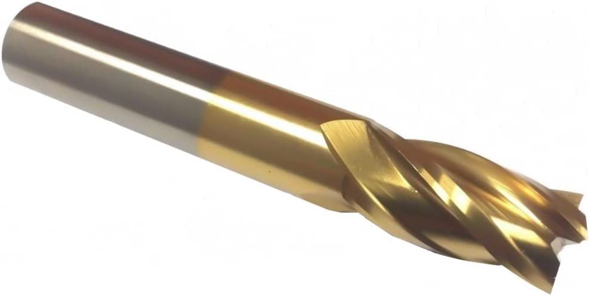 Enkele frees - schachtfrees Ø 2 tot 16 mm - frees HSSCo TiN - voor universeel gebruik (Ø 5 mm)