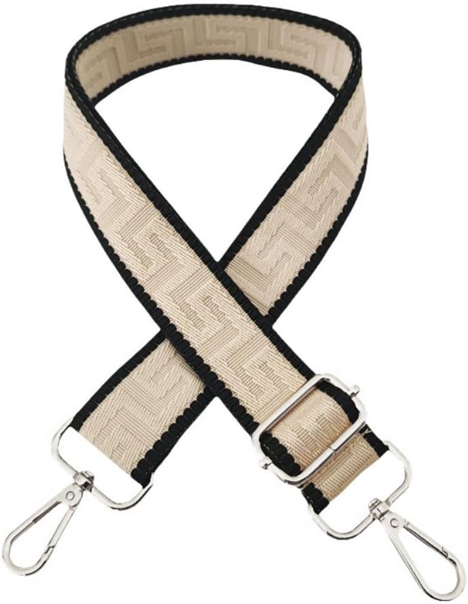 3,8 cm, tasriem, kleurrijke schouderriem, verstelbare schouderriem, labyrint, in lengte verstelbaar, 75-130 cm, voor tassen en draagtassen, doe-het-zelf tassenband,