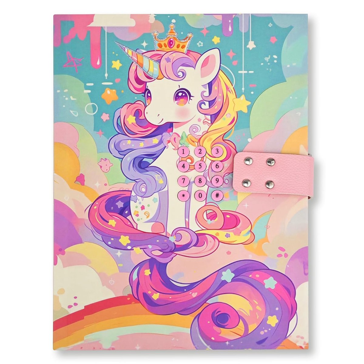 Dagboek voor meisjes (6-15 jaar), dagboek met code, Einho dagboeken, cadeau, ideaal voor creatief schrijven en persoonlijke opnames, het beste cadeau voor meisjes