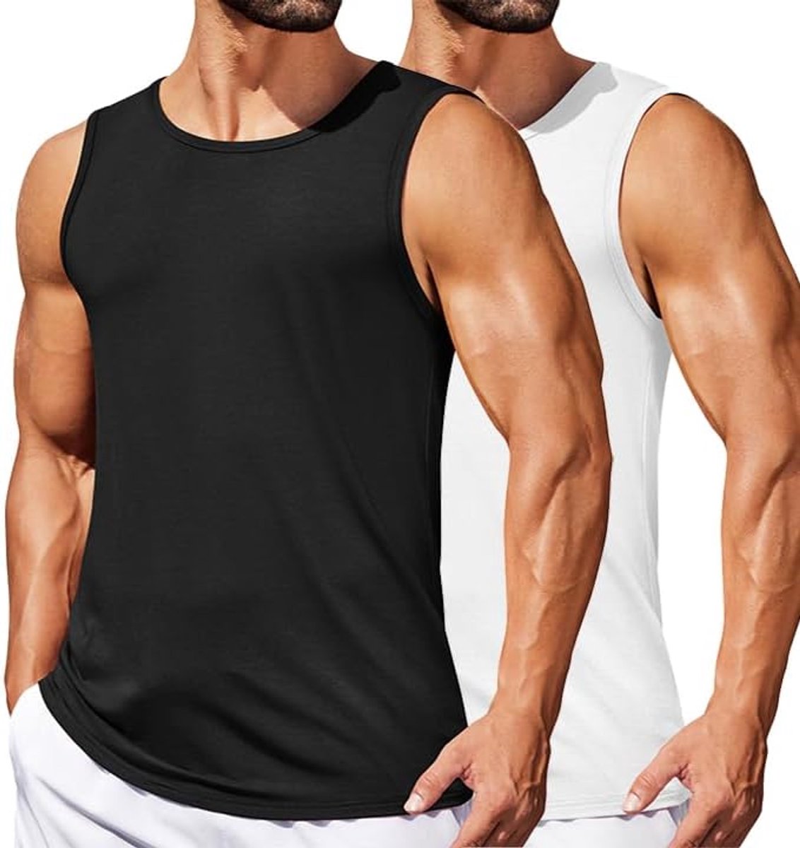 Heren Vesten 2/3 Pack Tank Tops Set Gym Vest Bodybuilding Atletische Tops Zomer Mouwloos Spier T-shirt