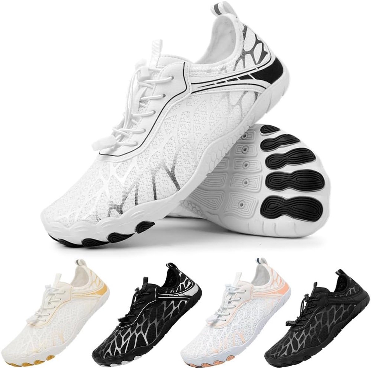 Waterschoenen Badschoenen Heren Dames Strandschoenen Aquaschoenen Surfschoenen Zwemschoenen Zomer Snel Drogende zachte en lichtgewicht voor Unisex 36-46