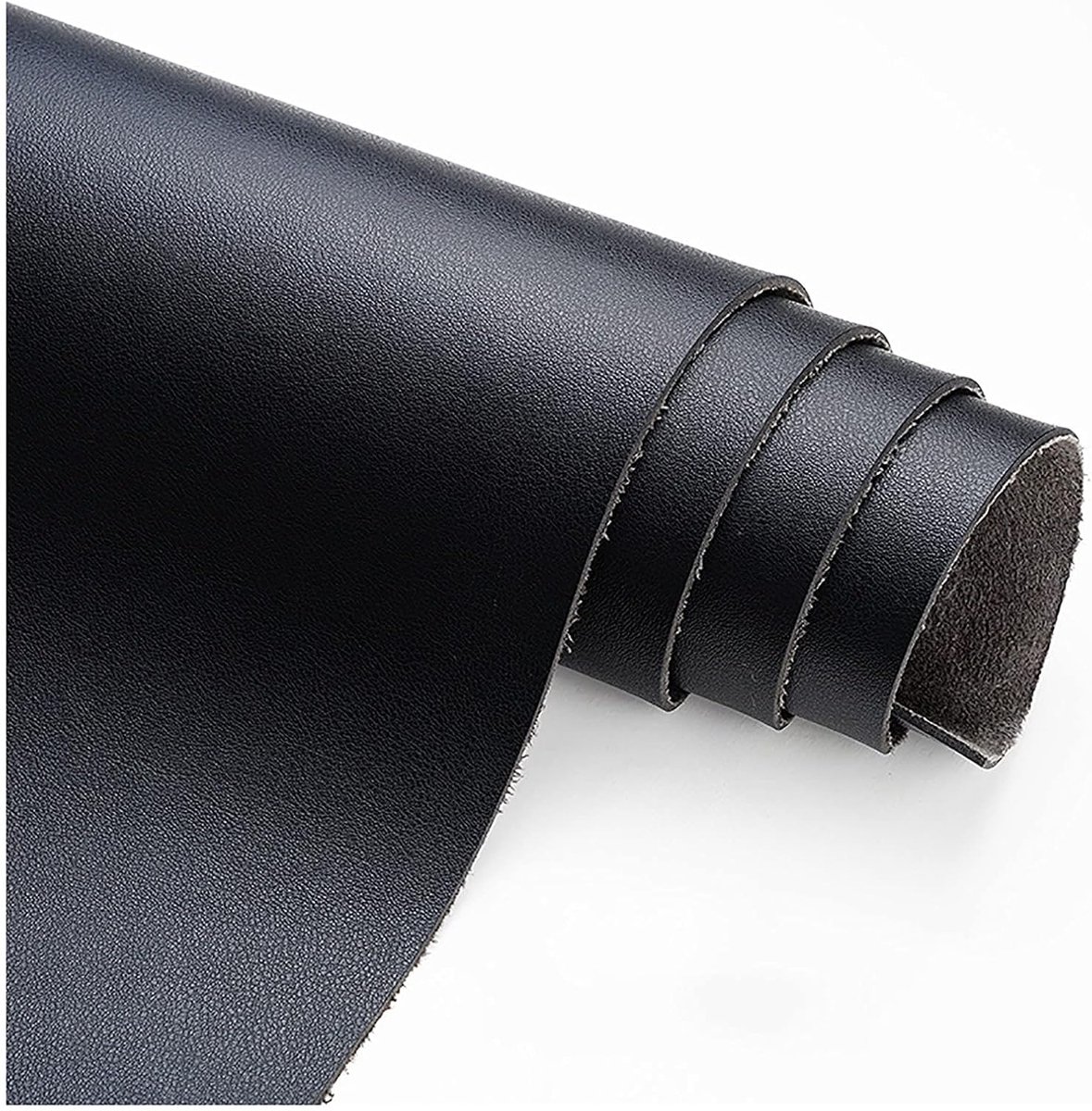 Stof Lederen Kunstleer Bekleding Stof Leerdoek Bekleding Getextureerde Materiaal Lederen Reparatie Tassen Textiel Bekleding Decoratie-Zwart 1.38x5m