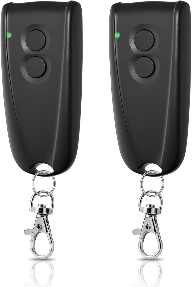 2 stuks garagedeuropener afstandsbediening voor EcoStar RSC2-433 RSE2-433 afstandsbediening Hormann EcoStar Liftronic 500/700/800 voor Portronic D2500/D5000/S4000