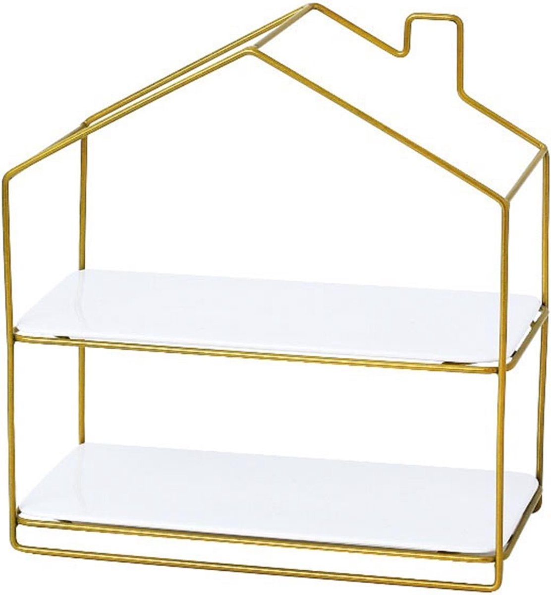 Dubbellaags taartplateau Dim Sum dienblad Desserttafel Displayframe Cupcakeframe Afternoon Tea Cakeframe