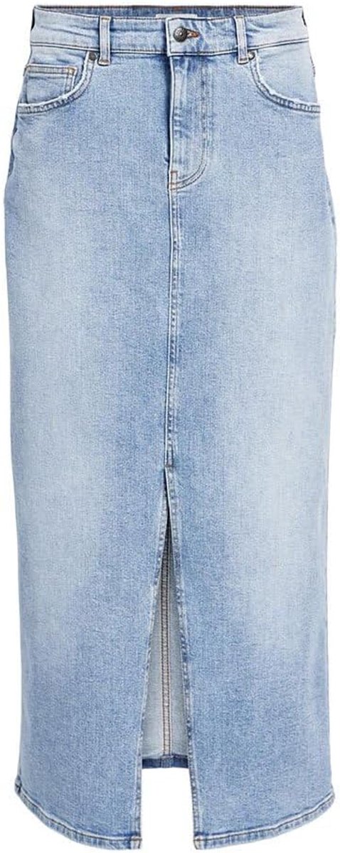 Objellen Mw Long Denim Rok Noos dames Jeansrok
