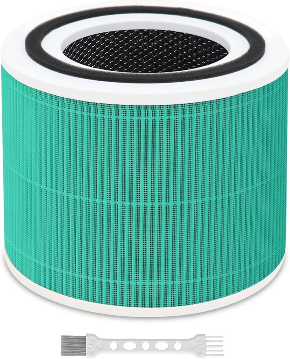 1 stuk Core 300 toxin luchtreiniger filter voor Levoit Core 300 Core 300s Core 300-RF 3-in-1 H13 HEPA actieve kool, reinigt tot 99,98% van luchtvervuiling, rook, uitlaatgassen voor mensen met een