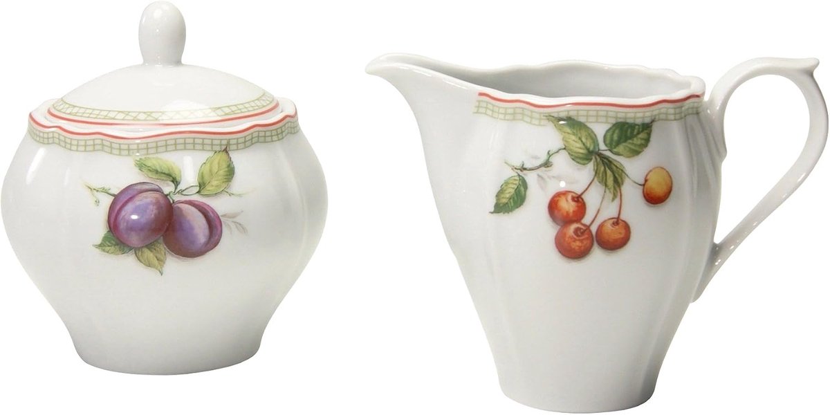 17035, serie Flora Orchard, melkkan 20cl en suikerpot 2-delig
